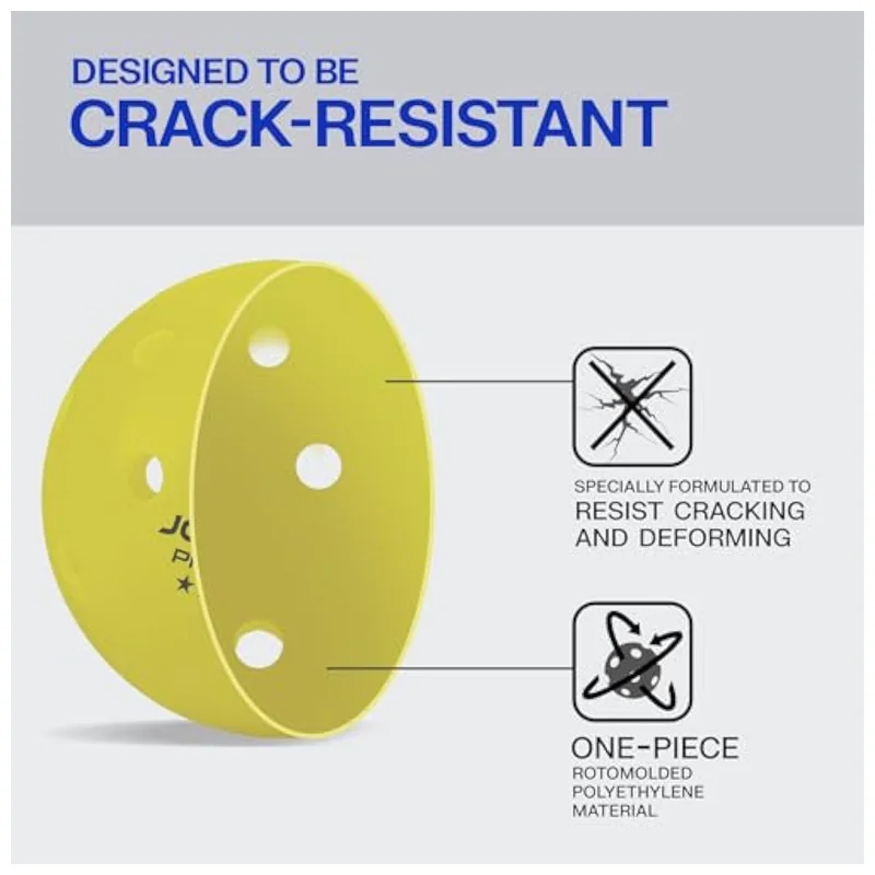 JOOLA Primo balls in flight showing aerodynamic trajectory