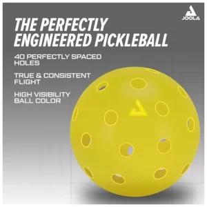 Professional Grade JOOLA Heleus Competition Outdoor Pickleballs for Tournament Play | Low MOQ
