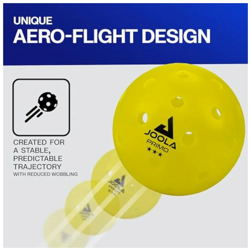JOOLA Primo Tournament Pickleball Balls with Precision 40-Hole Ideally Weighted Design | OEM Service - Image 3